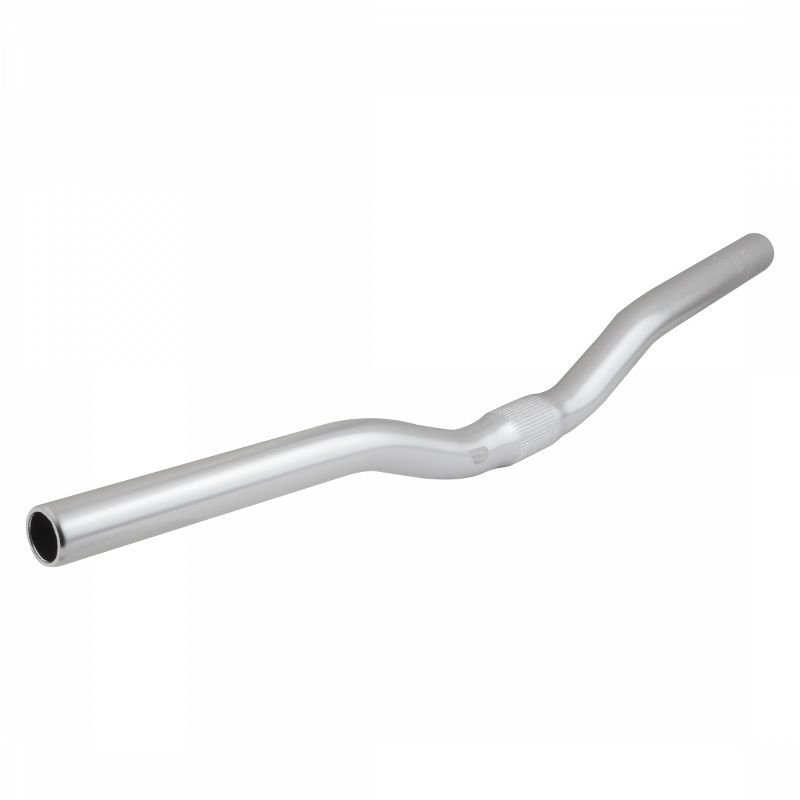 Pure Cycles Pure Fix Riser Bars Silver 25.4mm 500mm Back Sweep 6° Aluminum, 2 of 4