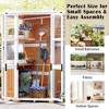 Mini Greenhouse Storage Shed: 63" Height, Wood, Waterproof and Secure - 2 of 4