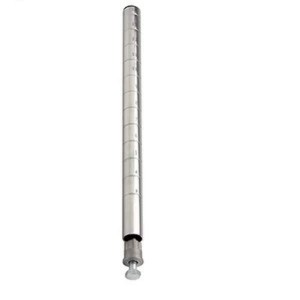 Quantum Storage Systems Post With Leveling Legs, 34"H, Numbered Grooves In 1" Increments - 1 of 1
