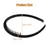 Unique Bargains Women's Non-Slip Teeth Comb Headbands Multicolored 4 Pcs - 4 of 4