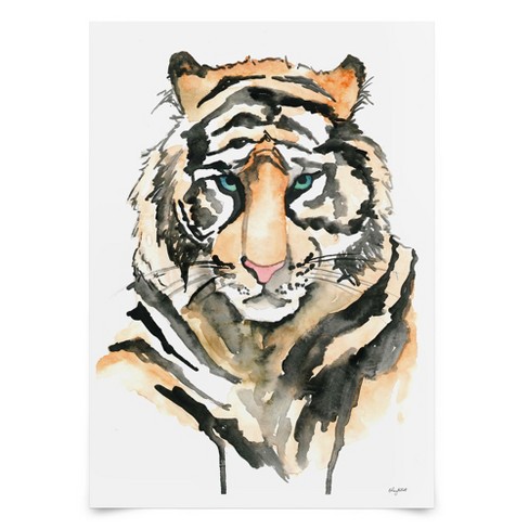 Tiger Canvas Tiger Wall Art Tiger print Tiger wall decor Animal