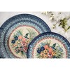 Blue Rose Polish Pottery Ceramika Artystyczna Dessert Plate - 2 of 2