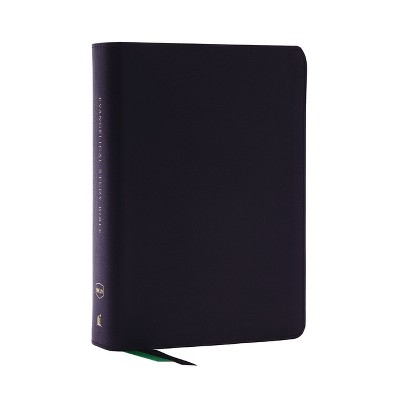 Evangelical Study Bible: Christ-Centered. Faith-Building. Mission-Focused. (Nkjv, Black Bonded Leather, Red Letter, Thumb Indexed, Large Comfort