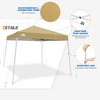 EAGLE PEAK Slant Leg Pop-up Canopy Tent Easy One Person Setup Instant Outdoor Beach Canopy Folding Portable Sports Shelter - 4 of 4
