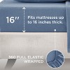 Cotton Sheets Set, Blend from Linen Cotton Bedsheets, GentleSoft™ & Breathable Bedsheets with 16 Inches Pocket, Gifts for All Seasons - 4 of 4