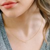 X Bar Necklace in Gold, Rose Gold, Silver - Honeycat - 3 of 4