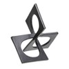 Sagebrook Home Metal Sculpture Decor - Linked Square Design - Abstract Style Design for Decorative Table - 2 of 4