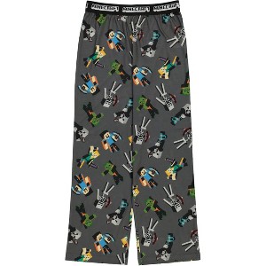 Minecraft Little/Big Boy's Lounge Pajama Pants - 1 of 4