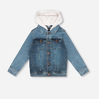 white and denim blue