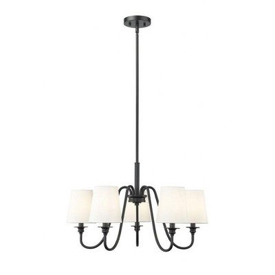 Z-Lite Gianna 5 - Light Chandelier in  Matte Black