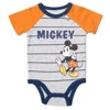 Disney Pixar Monsters Inc. Mike Mickey Mouse Baby Bodysuit Pants and Hat 3 Piece Outfit Set Newborn to Infant - 3 of 4