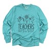 Simply Sage Market Women's Teachers Plant Seeds That Grow Forever Long Sleeve Garment Dyed Tee - 2 of 4