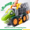Joyfy Dinosaur Truck Toys for Kids 3-5, Big Car Toy with Chambers & Shooting Darts, Crane Arm, Toddler Birthday Gifts for Boys Girls 3 4 5+ Year Old - 3 of 4