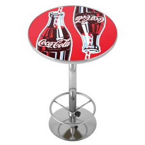 Coca-Cola  Art Bar Table with Footrest - 1 of 4
