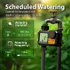 Garnen Sprinkler Timer Outdoor, Digital Water Timer For Garden, Hose Timer, 1min-7Days Programmable Water Frequency and Rain Delay Irrigation for Yard - 2 of 4