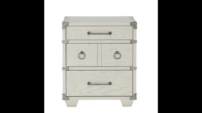 22&#34; Orchest 3 Drawer Nightstand Gray - Acme Furniture, 2 of 7, play video