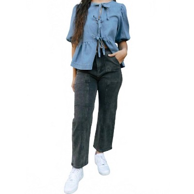 Women's Paneled Stretch Pants - MIOU MUSE