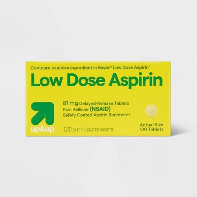 Low-Dose Aspirin Tablets (NSAID) - 120ct - up&up™