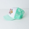 The Juniper Shop Groovy Flower Smiley Face Youth Foam Trucker Hat - 2 of 2