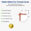 Avery Round Cards, 2" Diameter, Gold-Red Gift Bow, Matte, 120ct - 2 of 4