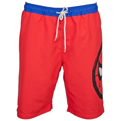 Spider-Man Mens Spider-Man Character Symbol Board Shorts - XLarge (40-42) — фото 2