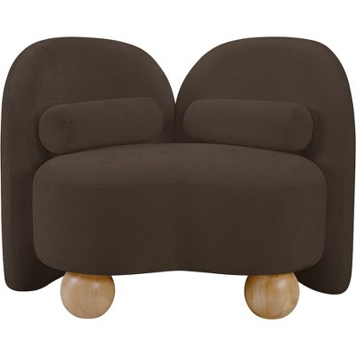 Meridian Furniture,Daphne Chenille Fabric Chair