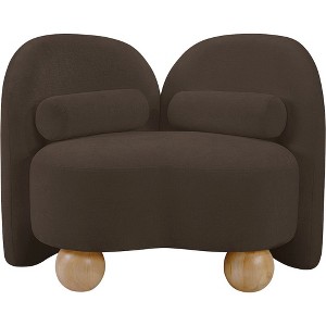 Meridian Furniture,Daphne Chenille Fabric Chair - 1 of 4
