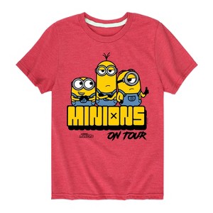 Boys' - Despicable Me - Minions On Tour Short Sleeve Graphic T-Shirt - 1 of 4