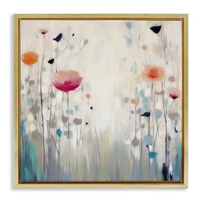 Stupell Industries Pastel Poppies Painting, 25" x 25"