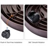 Unique Bargains Indoor Outdoor Round Plastic Rolling Flowerpot Dolly with Wheels 3 Pcs - 3 of 4