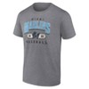 MLB Miami Marlins Men's Gray Bi-Blend Short Sleeve T-Shirt - 2 of 3