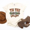 Simply Sage Market Tis The Season Leopard Pumpkin Garment Dyed Tee - 3 of 4