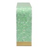 Baxton Studio Didrika Seafoam Mother of Pearl Console Table Seafoam Green/Gold: Elegant Irregular Shape, No Assembly Required - 4 of 4