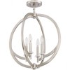 Quoizel Lighting Orion 4 - Light Semi-Flush Mount in  Brushed Nickel - 2 of 4