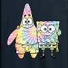 Men's - SpongeBob SquarePants - SpongeBob & Patrick Tie Dye Long Sleeve Graphic T-Shirt - 2 of 4