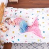 Catalonia Kids Mermaid Tail Blanket, Super Soft Plush Flannel Sleeping Snuggle Blanket for Girls, Gifts for Daughter - 2 of 4