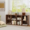 Tangkula 8-Cubby Open Bookcase Freestanding Bookshelf with 2 Anti-tipping Devices - 3 of 4