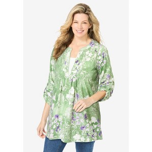 Woman Within 7-Day Layered-Look Tunic - 1 of 3