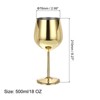 Unique Bargains Stainless Steel Wedding Party Shatterproof Reusable Cocktail Mugs - 2 of 4