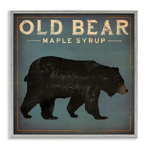 Stupell Industries Vintage Bear Maple Syrup, 17" x 17" - 1 of 4