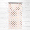 Bacati - Stars Orange Muslin 3 pc Toddler Bed Sheet Set 100 percent cotton - 3 of 4