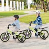 Infans Rabbit Pilot Sporty Kids Bike, 16 Inch Child Bike for 4-7 Years Old with Adjustable Height, Training Wheels, Handbrake & Coaster Brake, Green - 4 of 4