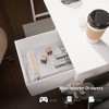 Itopfox Computer Desk with Monitor Stand, Home Office Desk with Storage Drawer, Study Table for Bedroom, Writing and Work Desk, White - 4 of 4