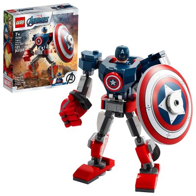 LEGO Marvel Avengers Classic Captain America Mech Armor 76168