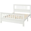 Streamdale Wood Platform Bed with Headboard and Footboard, Full (White) - 3 of 4