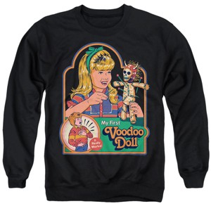 Men's Steven Rhodes My First Voodoo Doll Crewneck Sweatshirt - 1 of 4