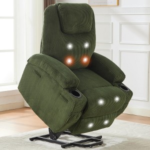 Electric Power Lift Recliner Chair for Elderly with Massage and Heat, Power Lift Reclining Sofa for Living Room,  High-Density Rebound Sponge - 1 of 4