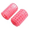 Unique Bargains Hair Styling Natural Hair Roller 6.8 x 4.2cm/ 2.7 x 1.7 Inch Pink 10 Pcs - 2 of 4