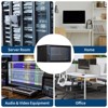 Wall Mount Network Cabinet with Glass Door - Steel Server Rack with Cooling Fan Holes & Lock for Router and WiFi Equipment - 3 of 4