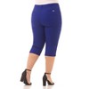 Rekucci Curvy Woman Pull-On Mid-Rise Capri Pants with Tummy Control - 3 of 4